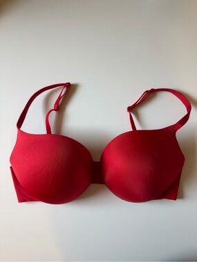 SKIMS Ultimate Push Up Plunge Bra Cayenne 36D NWT